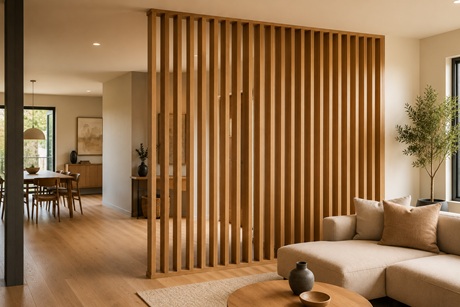 cloison intérieure en bois